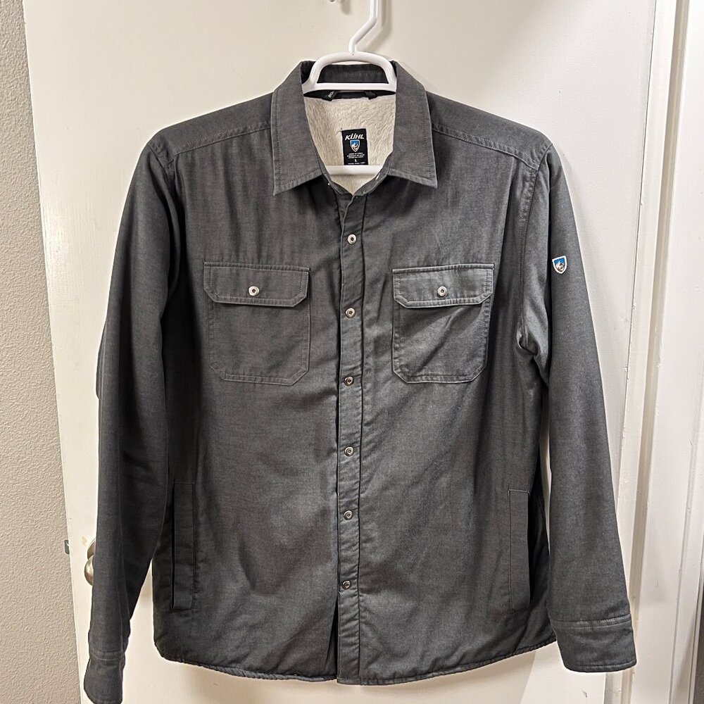 Kuhl Joyrydr Fleece Lined Shirt Jac / Carbon Grey / Large